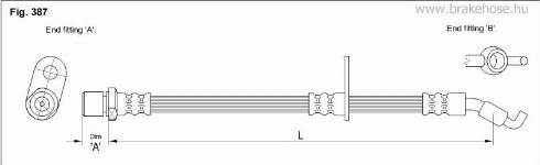 KK95KFT FT0547 - Гальмівний шланг avtolavka.club