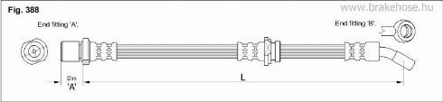 KK95KFT FT0550 - Гальмівний шланг avtolavka.club