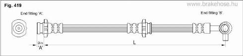 KK95KFT FT0695 - Гальмівний шланг avtolavka.club