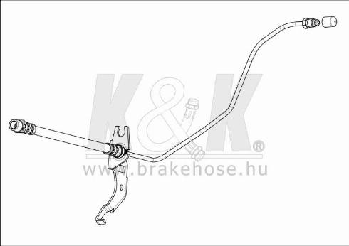 KK95KFT FT0731 - Гальмівний шланг avtolavka.club