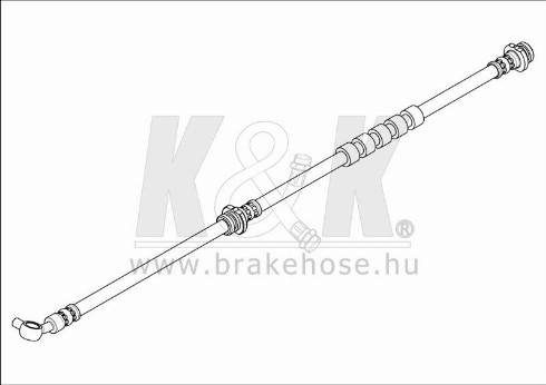 KK95KFT FT1559 - Гальмівний шланг avtolavka.club