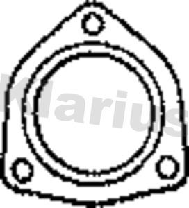 Klarius 410892 - Прокладка, труба вихлопного газу avtolavka.club
