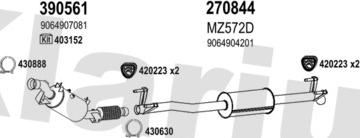 Klarius 600919E - Система випуску ОГ avtolavka.club