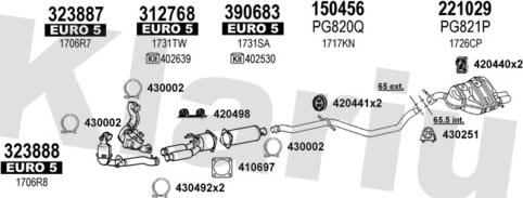 Klarius 631781E - Система випуску ОГ avtolavka.club