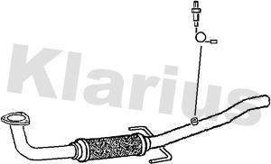 Klarius 142740 - Труба вихлопного газу avtolavka.club