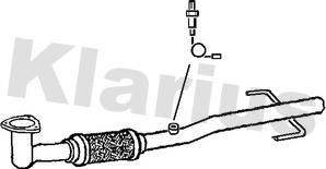 Klarius 150366 - Труба вихлопного газу avtolavka.club