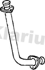Klarius 110091 - Труба вихлопного газу avtolavka.club