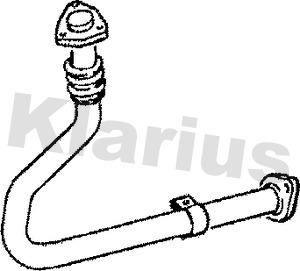 Klarius 130159 - Труба вихлопного газу avtolavka.club