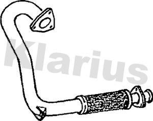 Klarius 120214 - Труба вихлопного газу avtolavka.club