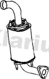 Klarius 390451 - Сажі / частковий фільтр, система вихлопу ОГ avtolavka.club