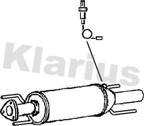 Klarius 390157 - Сажі / частковий фільтр, система вихлопу ОГ avtolavka.club