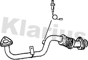 Klarius 301404 - Труба вихлопного газу avtolavka.club