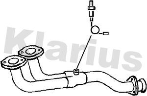 Klarius 301064 - Труба вихлопного газу avtolavka.club