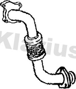 Klarius 301172 - Труба вихлопного газу avtolavka.club