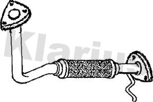 Klarius 301338 - Труба вихлопного газу avtolavka.club