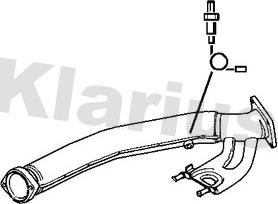 Klarius 302049 - Труба вихлопного газу avtolavka.club