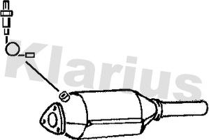 Klarius 311258 - Каталізатор avtolavka.club