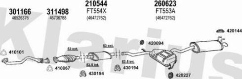 Klarius 330765E - Система випуску ОГ avtolavka.club