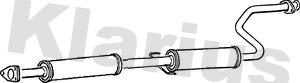 Klarius 260297 - Середній глушник вихлопних газів avtolavka.club