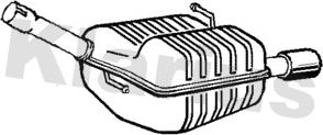 Klarius 211187 - Глушник вихлопних газів кінцевий avtolavka.club