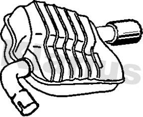 Klarius AR261T - Глушник вихлопних газів кінцевий avtolavka.club