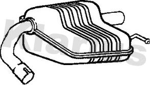 Klarius 231144 - Глушник вихлопних газів кінцевий avtolavka.club