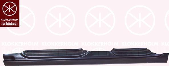 Klokkerholm 9506011 - Підніжка, накладка порога avtolavka.club