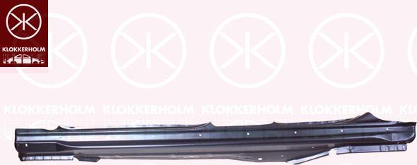 Klokkerholm 9539011 - Підніжка, накладка порога avtolavka.club
