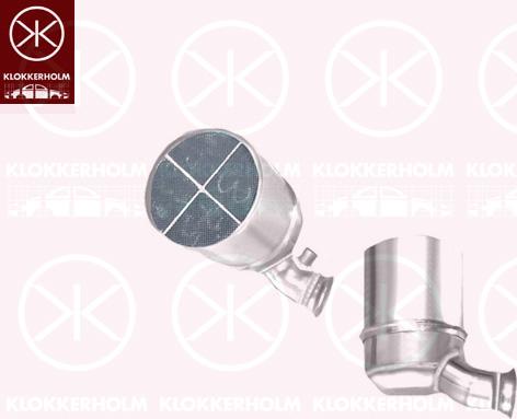 Klokkerholm 55098600 - Сажі / частковий фільтр, система вихлопу ОГ avtolavka.club