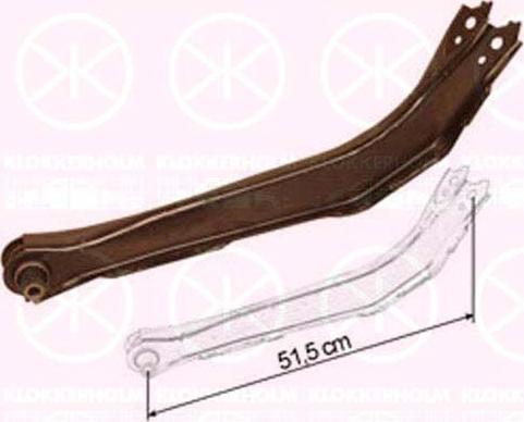 Klokkerholm 5077825 - Важіль незалежної підвіски колеса avtolavka.club