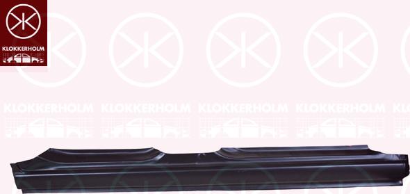 Klokkerholm 6732011 - Підніжка, накладка порога avtolavka.club