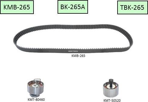 KM KM-KMB-265 - Комплект ременя ГРМ avtolavka.club