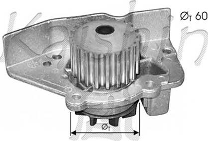 KM International WPK355 - Водяний насос avtolavka.club