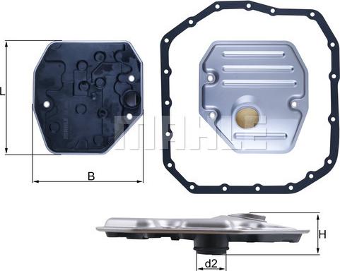 KNECHT HX 265D - Гідрофільтри, автоматична коробка передач avtolavka.club