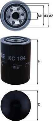 KNECHT KC 184 - Паливний фільтр avtolavka.club