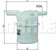 KNECHT KL 205 - Паливний фільтр avtolavka.club