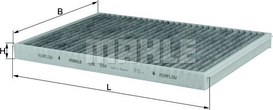 KNECHT LAK 594 - Фільтр, повітря у внутрішній простір avtolavka.club