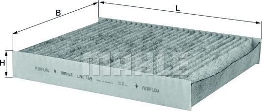 KNECHT LAK 169 - Фільтр, повітря у внутрішній простір avtolavka.club