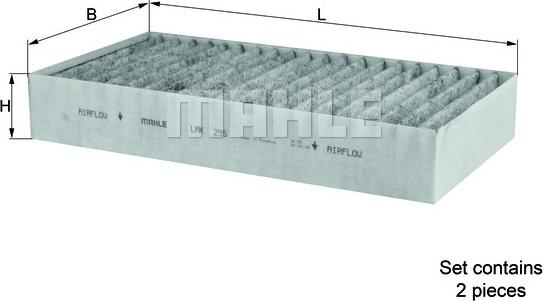 KNECHT LAK 295/S - Фільтр, повітря у внутрішній простір avtolavka.club