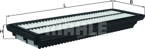 KNECHT LX 4053 - Повітряний фільтр avtolavka.club