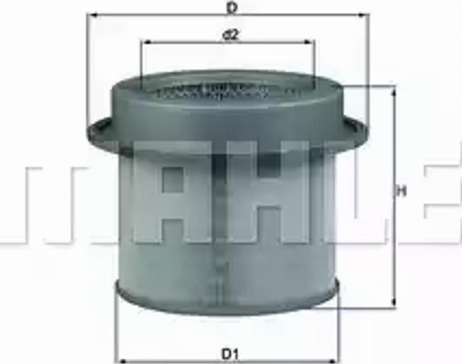 KNECHT LX 671 - Повітряний фільтр avtolavka.club