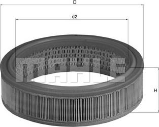 KNECHT LX 158 - Повітряний фільтр avtolavka.club