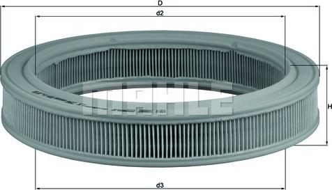 KNECHT LX 294 - Повітряний фільтр avtolavka.club