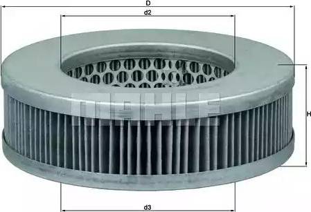 KNECHT LX 225 - Повітряний фільтр avtolavka.club