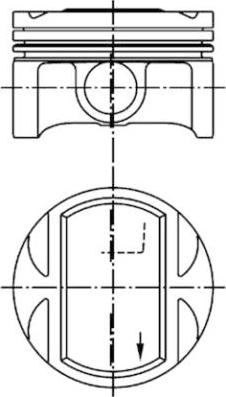 Kolbenschmidt 94954620 - Поршень avtolavka.club