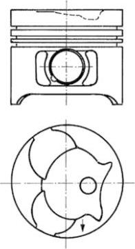 Kolbenschmidt 94675600 - Поршень avtolavka.club