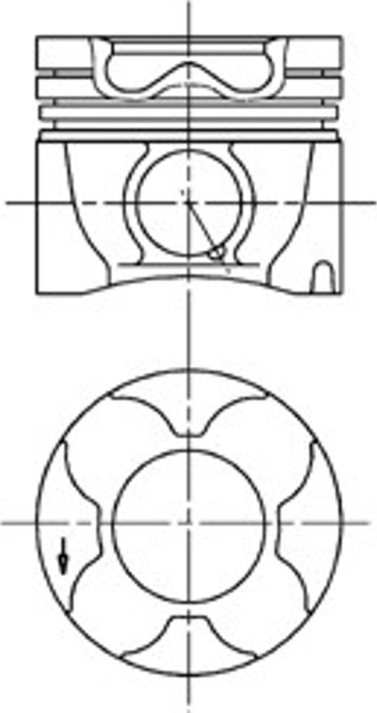 Kolbenschmidt 94834700 - Поршень avtolavka.club