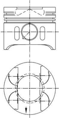 Kolbenschmidt 41882600 - Поршень avtolavka.club