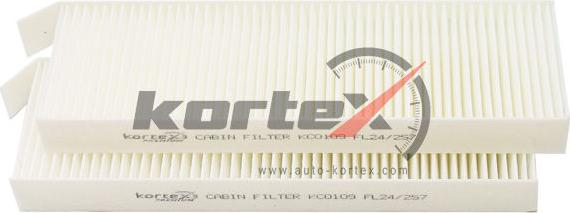 Kortex KC0109 - Фільтр, повітря у внутрішній простір avtolavka.club