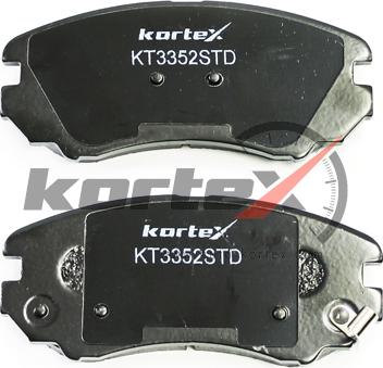 Kortex KT3352STD - Гальмівні колодки, дискові гальма avtolavka.club